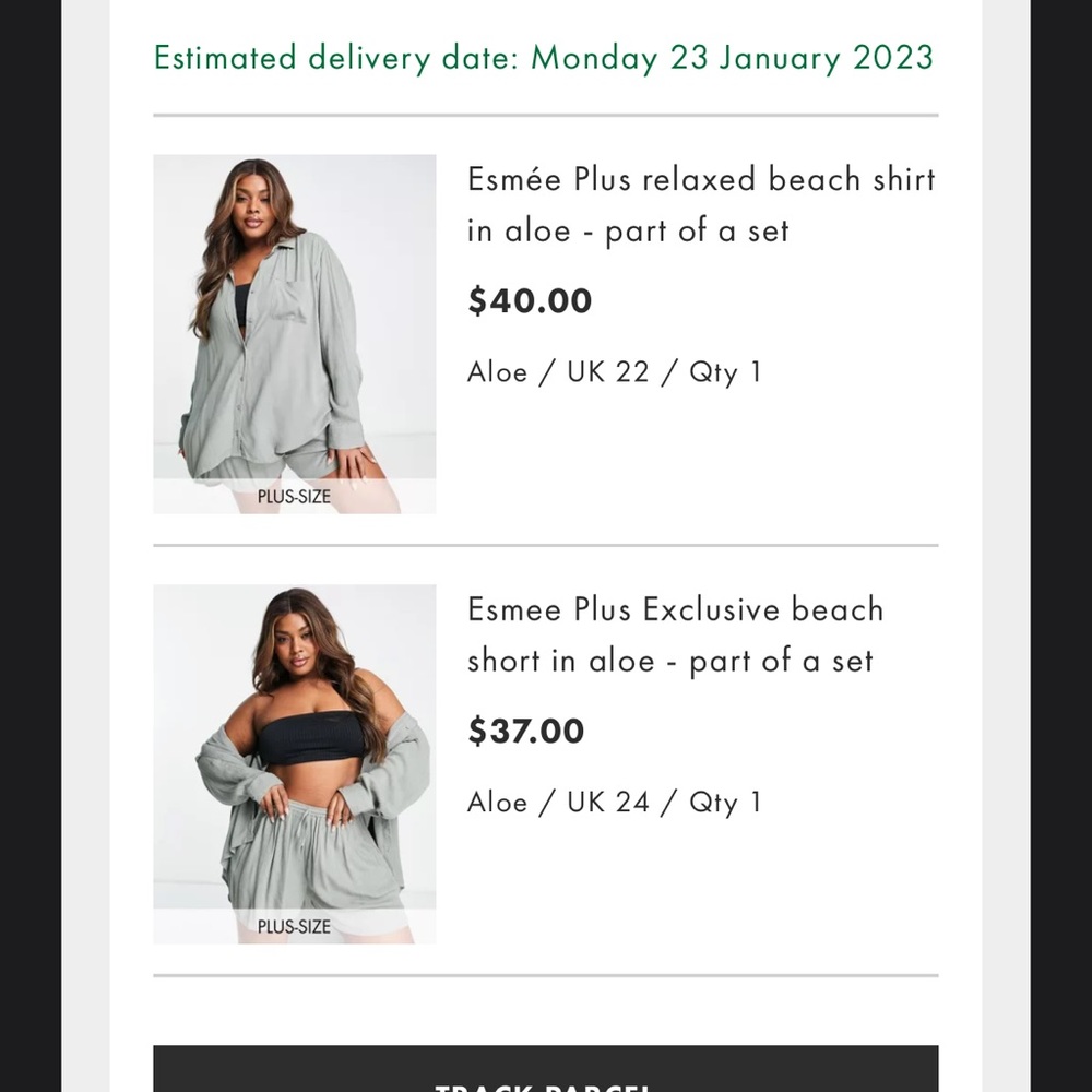 ASOS Set (Different Size Top & Bottom) - Picture 4 of 6